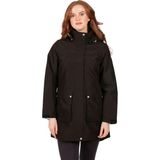 Trespass Lyrics - Rainwear Jacket Tp75 Kadın Siyah Outdoor Ceketi - XS