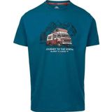 Trespass Tokso Male Casual Printed Mavi Erkek Tişört