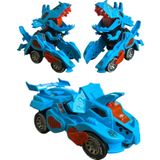 Trex Dinazor Figür Araba Sesli Işıklı Pilli Müzikli Transformers Robot Dinozor 20CM