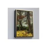 Trezon Ahşap Çerçeveli Franz Marc - İlkbaharda Meşe Ağaçları Tablo-7287