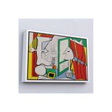Trezon Ahşap Çerçeveli Pablo Picasso - Açık Pencere Tablo - La Fenetre Ouverte-7091
