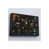 Trezon Ahşap Çerçeveli Paul Klee - Sihirli Balık Tablo - Fish Magic-7109