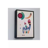 Trezon Ahşap Çerçeveli Vasiliy Kandinsky - 11 Resim Ve 7 Şiir Soyut Tablosu-7485