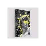 Trezon Michelangelo Buonarroti Davud Pop Art Tablosu-6376
