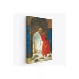 Trezon Osman Hamdi Bey'in Kaplunbağa Terbiyecisi İsimli Eseri Kanvas Tablo-5129