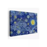 Trezon Van Gogh Yıldızlı Gece Dekoratif Kanvas Tablo-6519