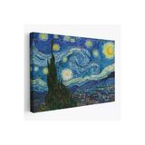 Trezon Vincent Van Gogh, Yıldızlı Gece Kanvas Tablosu-5165