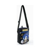 Trg Sonic Çocuk Omuz Çantası – 3 Bölmeli – Su Geçirmez Kumaş (21×16×6 Cm) - Siyah