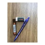 Tri Click 0.5mm Uçlu Kalem-Silgi-Uç Seti Mor