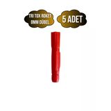 Tri Tox Roket Kırmızı 8Mm Dübel Beton Tuğla Briket Dubeli(8Mm)(Kırmızı)(Roket) Kırmızı 8Mm Kırmızı - 5 Adet