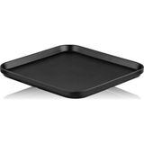 Tria Gravity Serisi Kare Servis Tabağı 6 Adet 18X18 CM-SIYAH-TR2314B - 18 x 18 cm