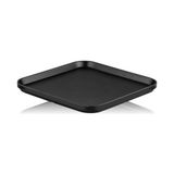 Tria Gravity Serisi Kare Servis Tabağı 6 Adet 22X22 CM-SIYAH-TR2315B - 22 x 22 cm