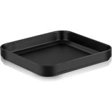 Tria Gravity Serisi Kare Yemek Tabağı 6 Adet 19X19 CM-SIYAH-TR2322B - 19 x 19 cm