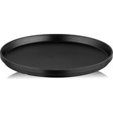 Tria Gravity Serisi Yuvarlak Servis Tabağı 6 Adet 19 CM-SIYAH-TR2309B