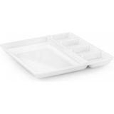 Tria Kırılmaz 5 Gözlü Kahvaltılık Tabldot 2 Adet 21,5 x 22,5 cm TR522