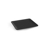 Tria Kırılmaz Rölyefli Kare Servis Tabak 26x26 cm - Siyah TR349 | Kırılmaya Dayanıklı