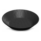 Tria Kırılmaz Rölyefli Seri Çukur Tabak 6 Adet 19 cm - Siyah TR393