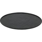 Tria Kırılmaz Rölyefli Seri Pizza Tabağı 1 Adet 35 cm - Siyah TR335BT