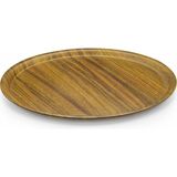 Tria Kraft Yuvarlak Sade Tepsi 6 Adet 43 cm Meşe TFY43SB