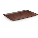 Tria Lamine Ahşap Kaymaz Tepsi 2 Adet 37X53 cm Maun TF3753KMM
