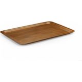 Tria Lamine Ahşap Kaymaz Tepsi 6 Adet 43 x 61 cm Maun TF4361KWM - Ceviz