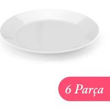 Tria Melamin Servis Tabağı 6'lı Paket 19 cm.