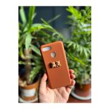 Tria Oppo A15 / A15S Uyumlu Yumuşak Silikon Ayıcık Figürlü İçi Kadife Lansman Telefon Kılıfı,Kahverengi Tek Ebat