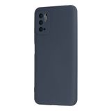 Tria Xiaomi Redmi 10 5G Uyumlu İçi Kadife Lansman Tasarım Silikon Telefon Kılıfı,Petrol Gri Tek Ebat