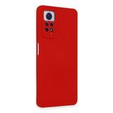 Tria Xiaomi Redmi Note 12 Pro 4G Uyumlu Içi Kadife Lansman Tasarım Silikon Telefon Kılıfı,Kırmızı Tek Ebat