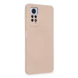 Tria Xiaomi Redmi Note 12 Pro 4G Uyumlu Içi Kadife Lansman Tasarım Silikon Telefon Kılıfı,Krem Tek Ebat