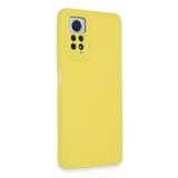 Tria Xiaomi Redmi Note 12 Pro 4G Uyumlu Içi Kadife Lansman Tasarım Silikon Telefon Kılıfı,Sarı Tek Ebat