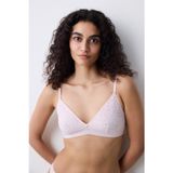 Triangle Lace Pembe Sütyen
