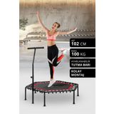 Triathlon T-218 102 Cm (40’’) Tutunmalı Step Trambolin / 3 Kademeli Tutunma Barı (110-118-126 CM)