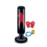 Triathlon T‑244 Dikey Şişme Boks Torbası | 160 × 55 cm | 360° Dengeli Geri Yaylanma | Taşınabilir