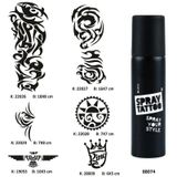 Tribal Ve Kol Spray Tattoo Geçici Dövme Seti Dark Sprey Dövme Kiti