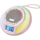 Tribit AquaEase IPX7 Su Geçirmez 18 Saat Oynatma Süresi Dahili Mikrofon Işıklı Bluetooth Hoparlör Pembe