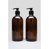 Trichi Design 500Ml Amber Cam Sıvı Sabunluk (2 Adet) 3079857830363