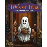 Trick or Treat Halloween Coloring Book for Adults and Teens: 45 Intricate Spooky Illustrations of Haunted Mansions, Friendly Ghosts, Pumpkins and ... Mindful Art Therapy and Halloween Gatherings