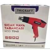 Tricraft 2 Kademe Anahtarlı Sıcak Hava Tabancası 2000W