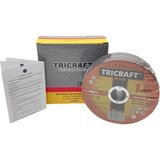Tricraft Inox Metal Kesici Taş 115x1.0x22 mm 25'li Set Paket Tricraft Orta Sertlikte Genel Amaçlı Kesici