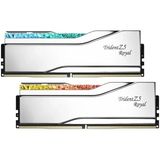 Trident 96GB (2x 48GB) Ddr5 6400MHZ CL32 Rgb Dual Kıt Pc Ram Trıdent Z5 Royal Sılver F5-6400J3239F48GX2-TR5S - beyaz