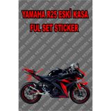 TRİDERS Yamaha R25 Sticker Seti KIRMIZI