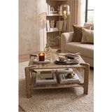 tridihome Modern Orta Sehpa Mdf Vidasız Kurulum Geçmeli Tasarım Çift Raflı - atlantik çam
