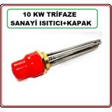 Trifaze 10 Kw Sanayi Isıtıcı Rezistansı + Kapak