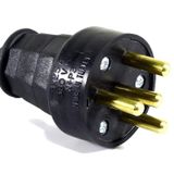 Trifaze Kauçuk Erkek Fiş 25 Amper 380 Volt
