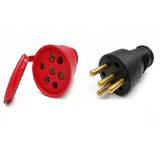 Trifaze Kauçuk Erkek+Dişi Fiş 3X25a (Takım)