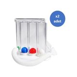 Triflo Solunum Egzersiz Cihazı Nefes Egzersiz Aleti 3 Top 2 Adet