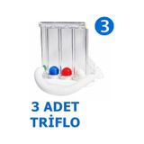 Triflo Solunum Egzersiz Cihazı Nefes Egzersiz Aleti 3 Top x 3
