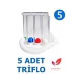 Triflo Solunum Egzersiz Cihazı Nefes Egzersiz Aleti 3 Top x 5