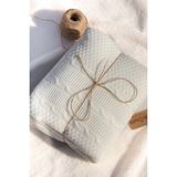 Trikomer Triko Iç Kısmı Wellsoft Kaplama 85X95CM Kışlık Bebek Battaniyesi - Bej - 85 X 95 CM